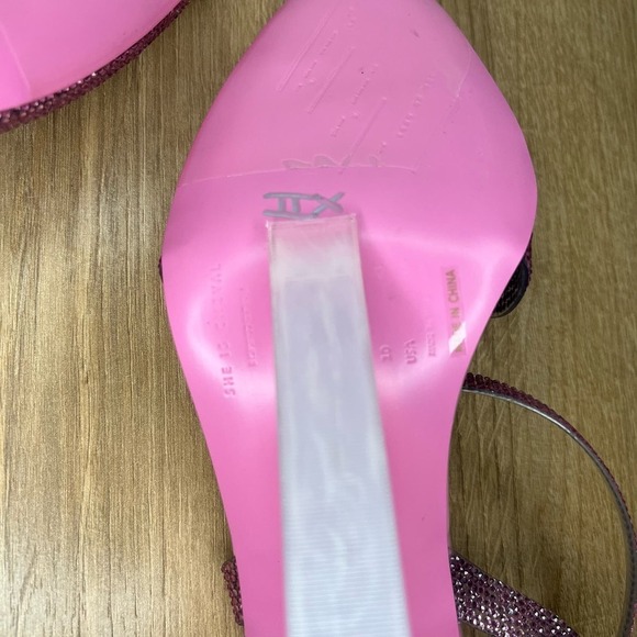 She Is Cheval “Did My Heart Love, ‘Til Now?” Limited Edition Sparkle Pink Wedge - Picture 10 of 13